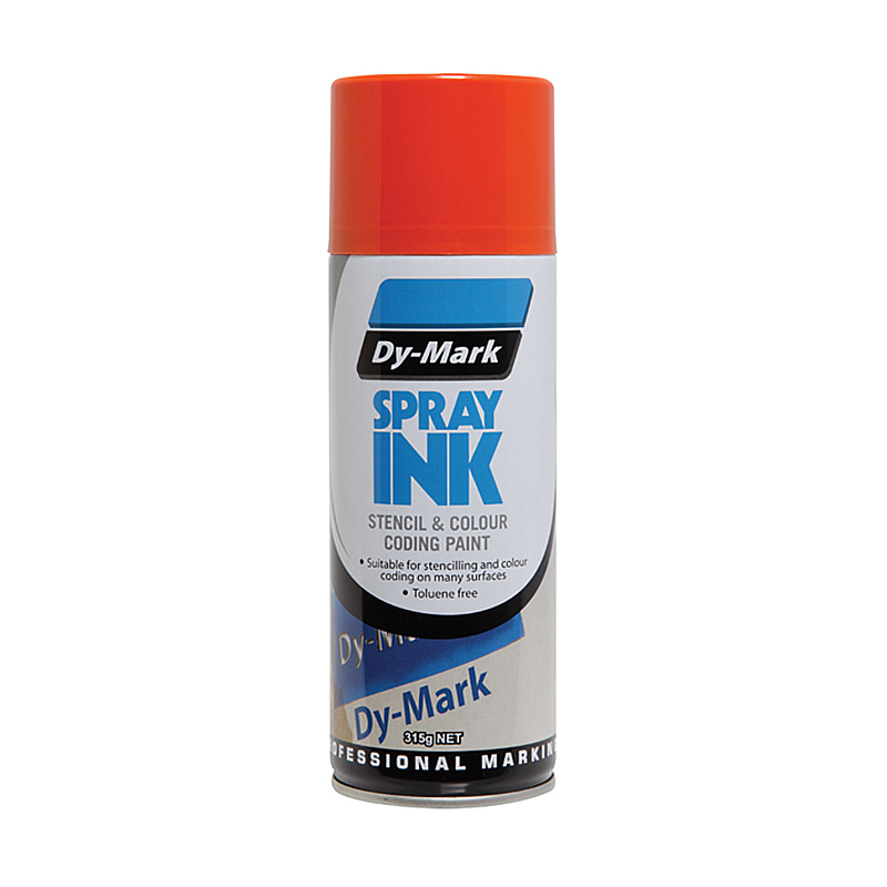 DY-Mark Stencil & Colour Coding  Spray Ink - Orange