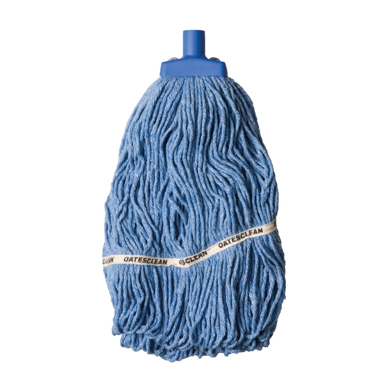 Oates Mop Head - Duraclean Hospital Launder Round Mop Refill, Blue