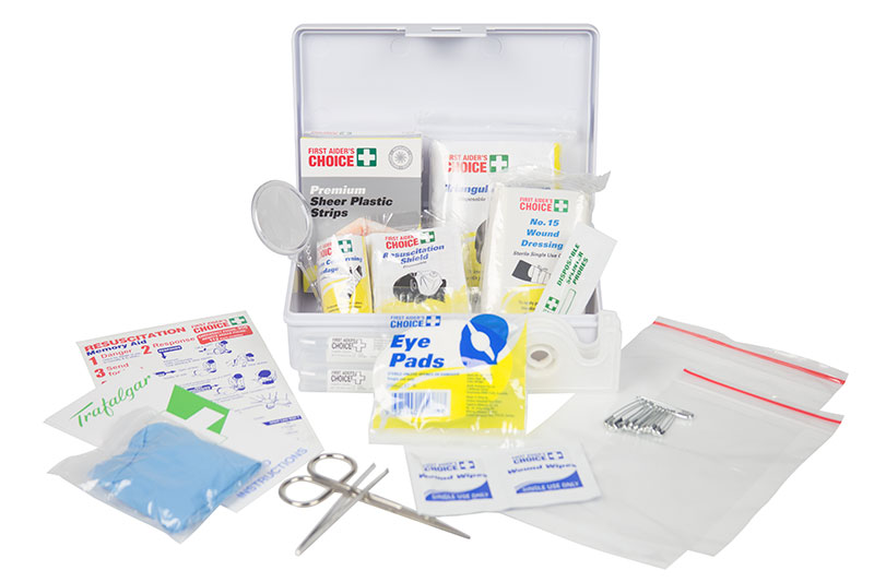 Trafalgar Vehicle And Low Risk First Aid Kit Hard Case
