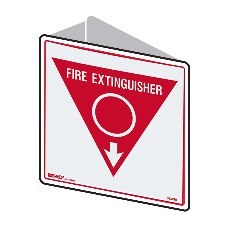 3D Fire Signs - Fire Extinguisher
