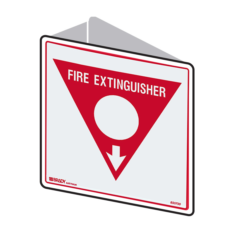 3D Projecting Fire Sign - Fire Extinguisher