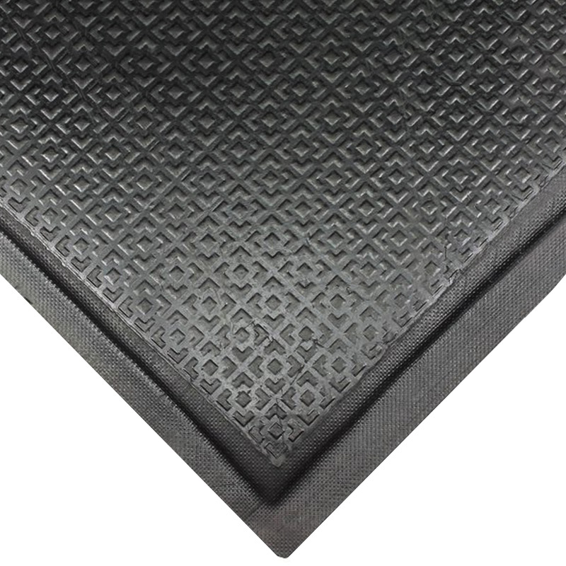 Happy Feet Anti-Fatigue Mat Textured Top 600 x 900mm Black