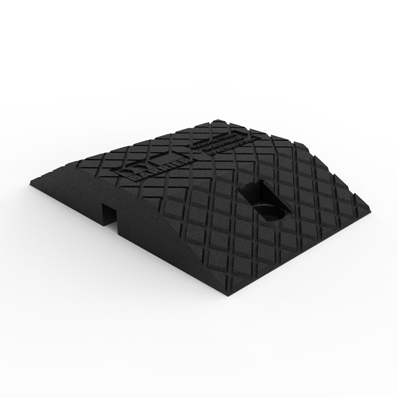 Speed Hump/Bump Slo-Motion Plastic, 250mm Module, Black