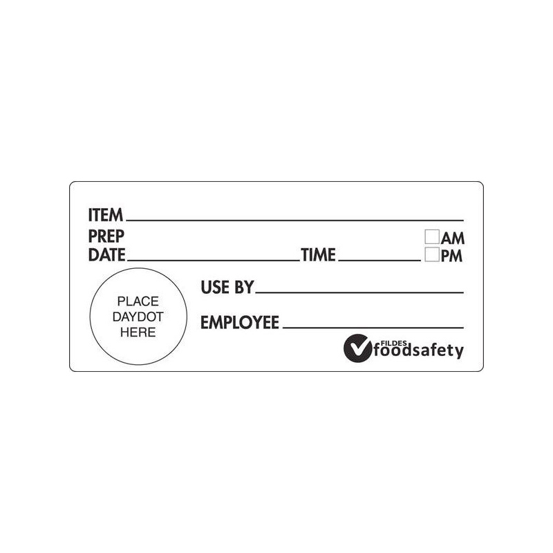 Removable Use By Labels, 102mm x 47mm - Roll of 500