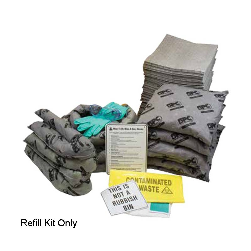 Brady Spill Kit Refill for Brady Large Mobile Spill Kit General