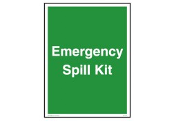 Spill Kit Signs - Emergency Spill Kit