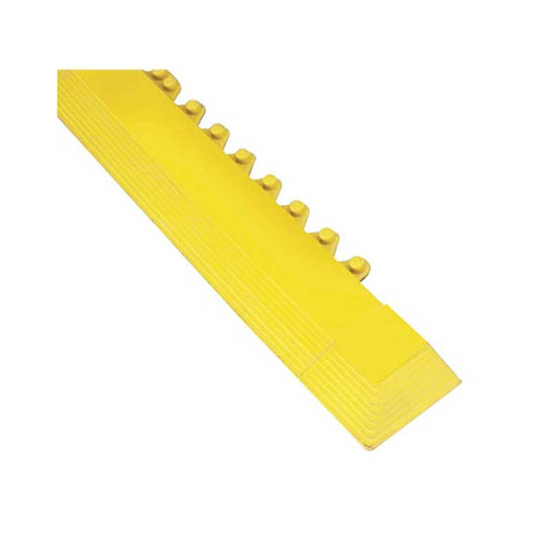 Mattek Comfort Link Grit Top Matting, 900mm (W) x 900mm (L), Corner Edge Female, Yellow