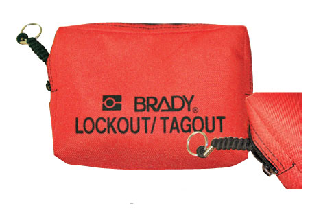 Brady Lockout Belt Pouch with Keyring & Cord