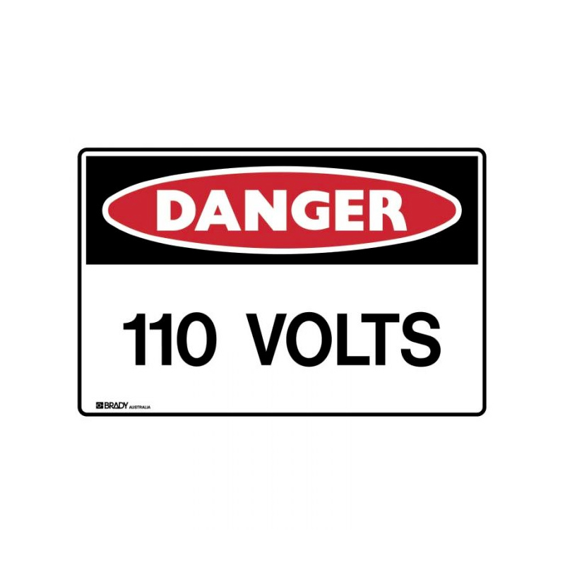 Danger Signs - 110 Volts