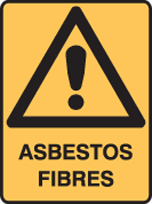 Asbestos Warning Signs - Asbestos Fibres 