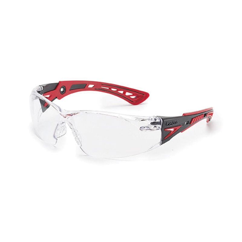 Bolle Rush Plus Safety Spec Clear Platinum