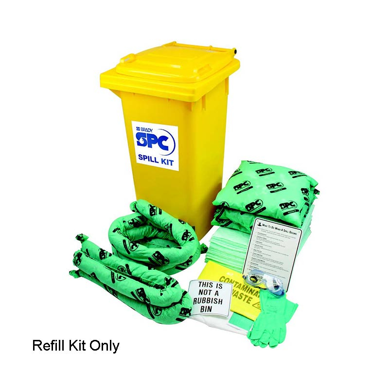 Brady Refill for Oil Only Spill Kit Small 120L