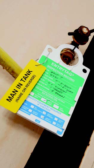 Inspection Tags - Multitag Man In Tank Tag Pk50