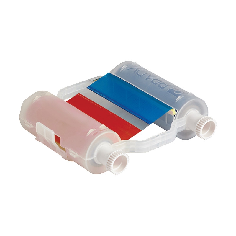 Brady B30 Series: Multi-Colour 'Panelled' Printer Ribbon - Red/Blue
