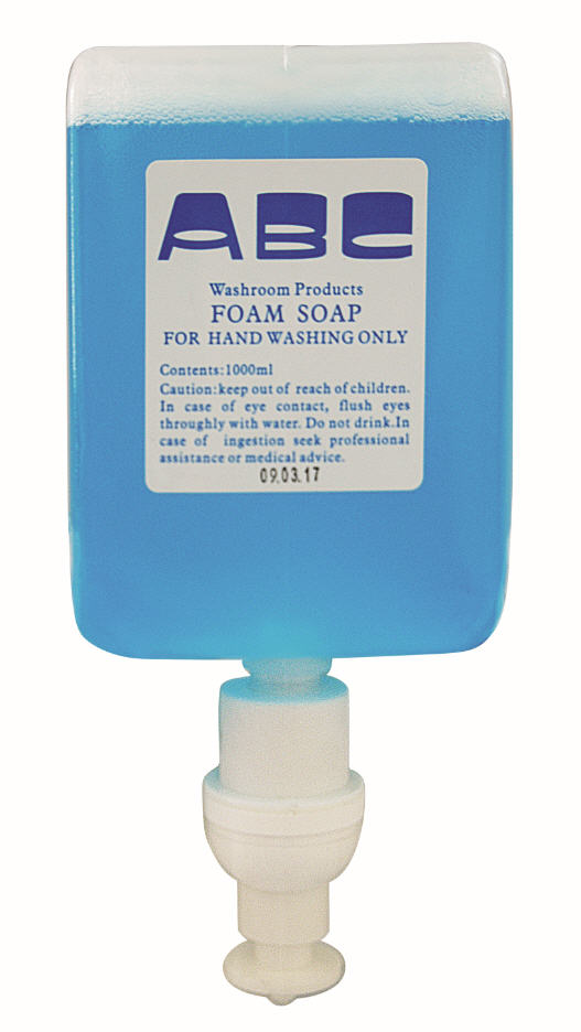 ABC Foam Soap Hand Wash 6 x 1000ml Refill Cartridge