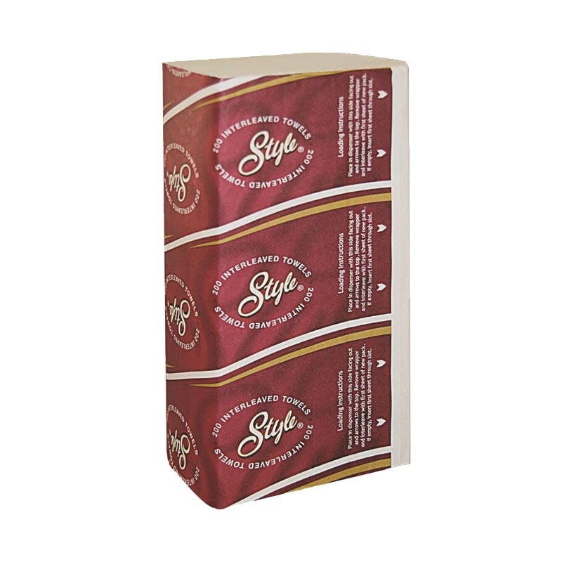 Style Premium Interfold Hand Paper Towel 200 Sheets - 20 Packs