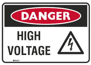 Toughwash® Danger Signs - High Voltage
