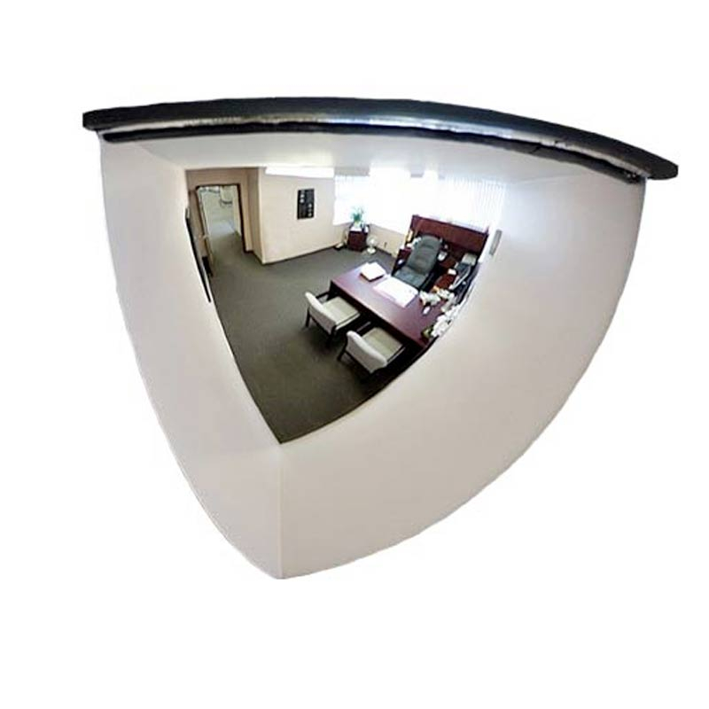 Xtreme Vision Safety Mirror Indoor Quarter Dome Convex 90deg 660mm