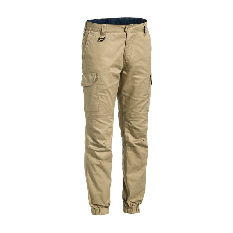 Bisley Ripstop Stove Pipe Cargo Pants - Size 87R, Khaki