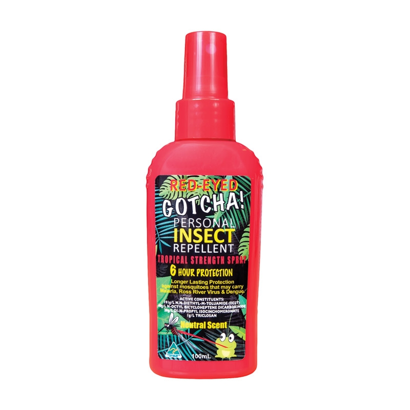 Red-Eyed Gotcha! Personal Insect Repellent -100ml Pump