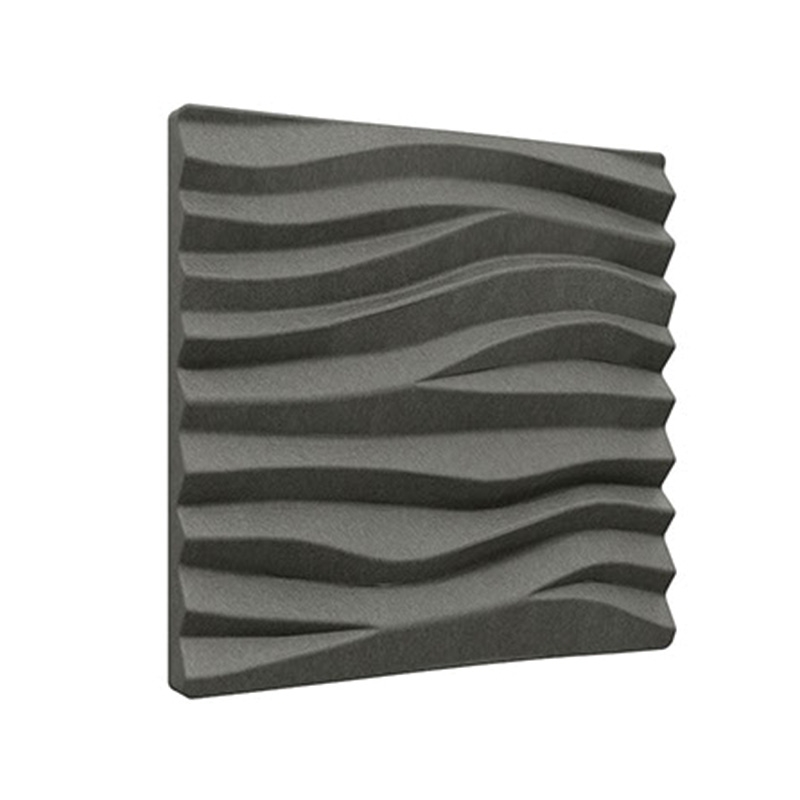 SANA 3D Acoustic Wall Tile Style 200 - Pack Of 9, Ash