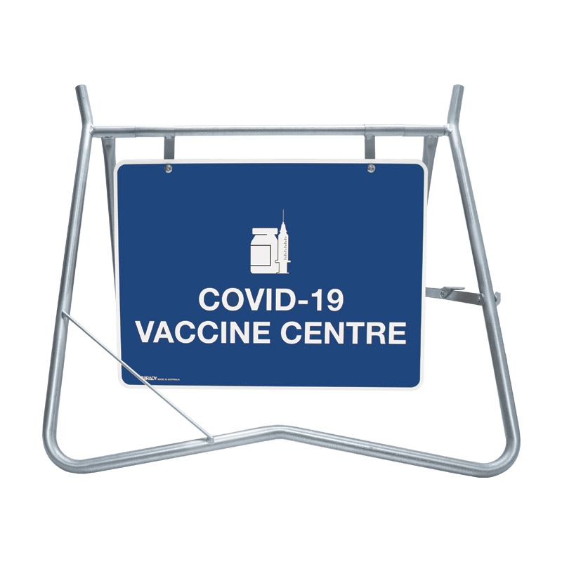 COVID-19 Vaccine Centre Sign & Swing Stand Kit