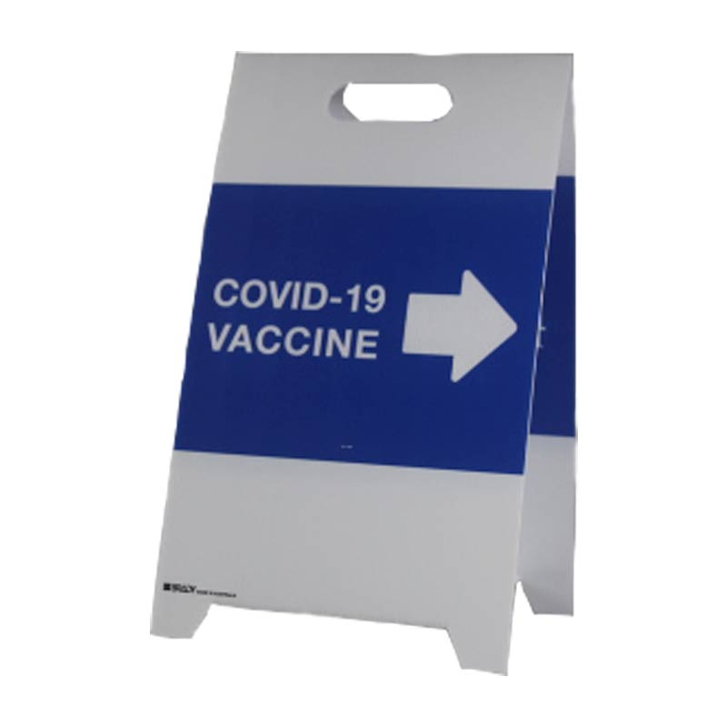 Covid-19 Vaccine Stand Sign - 2 Legends
