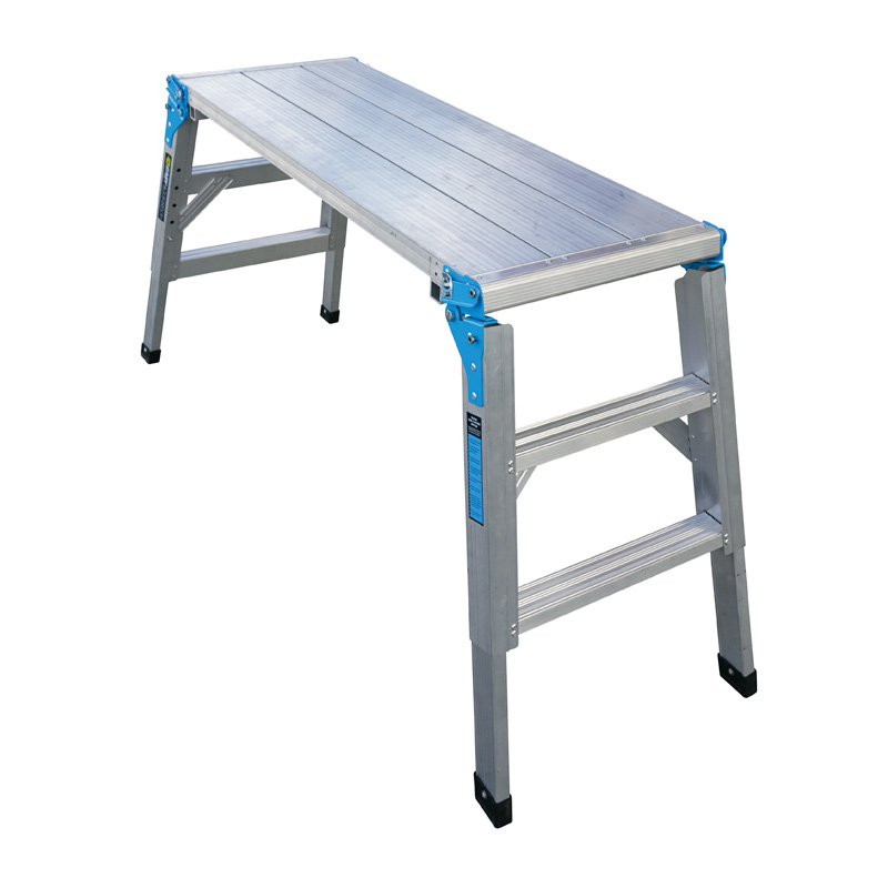 Work Painters Platform Plank Adjustable Height 0.6-0.85mH 1.25Wx0.45Dm