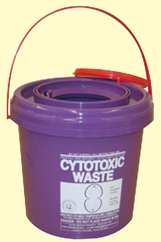 Cytotoxic Waste Container - Round 4.75L