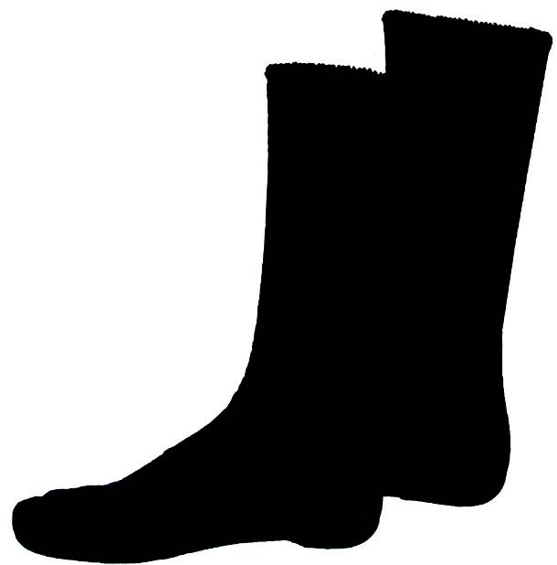 DNC Workwear Extra Thick Bamboo Socks Navy Size 8-12