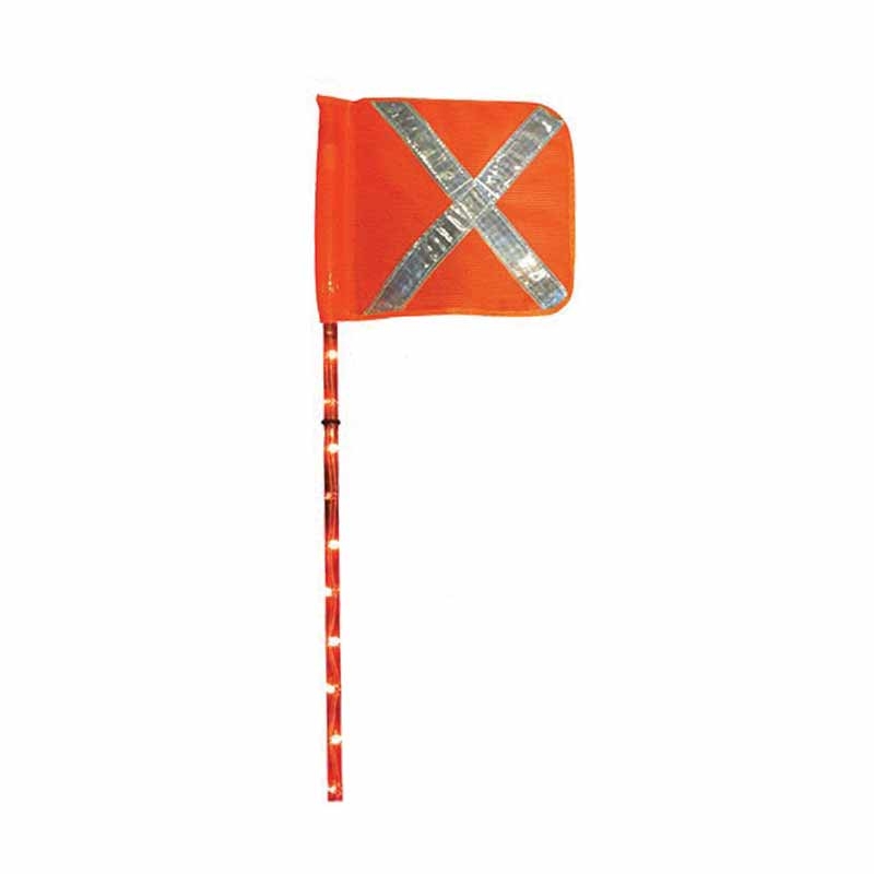 LED Vehicle Mine Flag & Pole