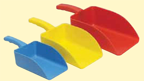 Coloured Food Scoops
