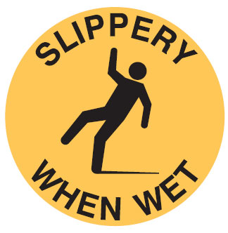 Safety Floor Marker - Slippery When Wet
