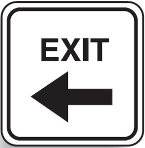 Traffic Control Signs - Exit