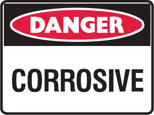 Hazardous Substance Signs  - Corrosive