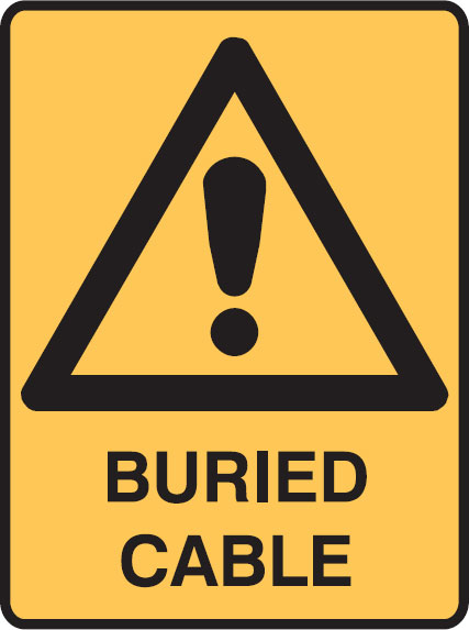 Warning Signs - Buried Cable