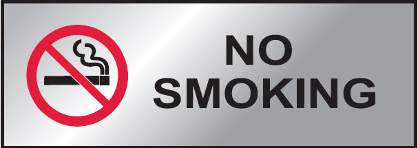 Deluxe No Smoking Signs  - No Smoking