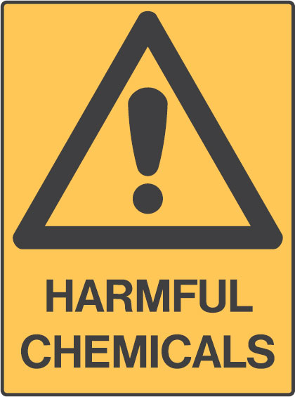 Laboratory Signs - Harmful Chemicals