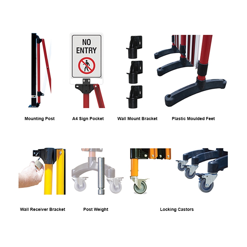 Expanding Barrier System Accessories And Spare Parts