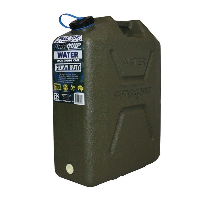 Water Jerry Can, 22L - Green