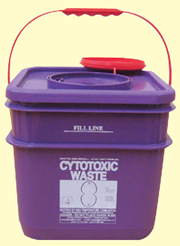 Cytotoxic Waste Container - Square 12.5L
