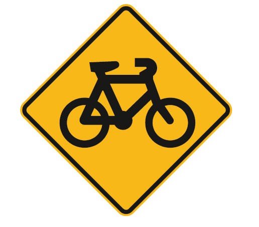 Bicycle Path Signs - Bike Symbol