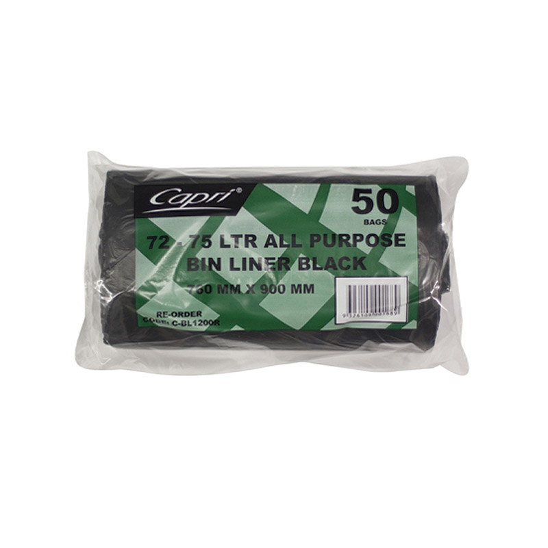 72 Litre Heavy Duty Garbage Bags - Pack of 50