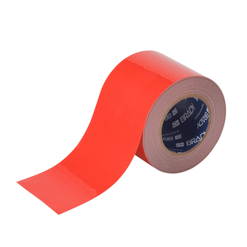 B514 Red Floor Tape, 101mm (W) x 30.48m (L)