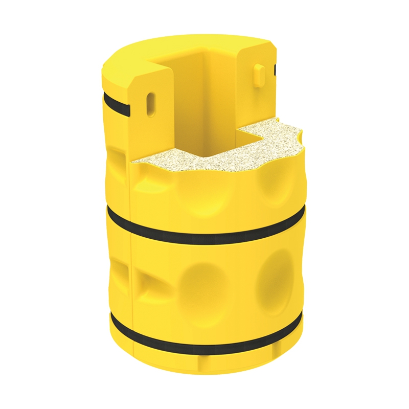 Column Cushion Column Protector - 610 X 200mm, Yellow