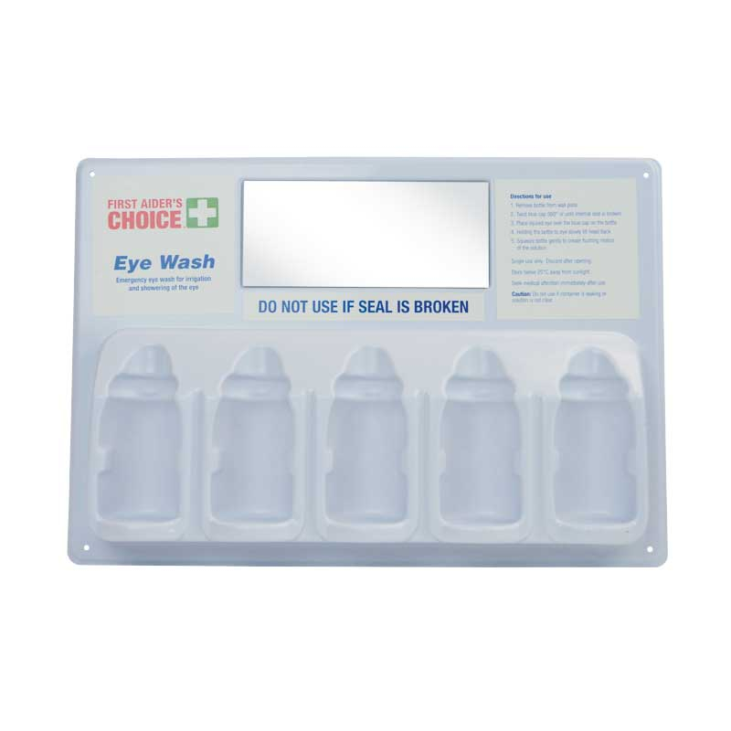 FAC Eye Wash Wall Plate Suits 100ml