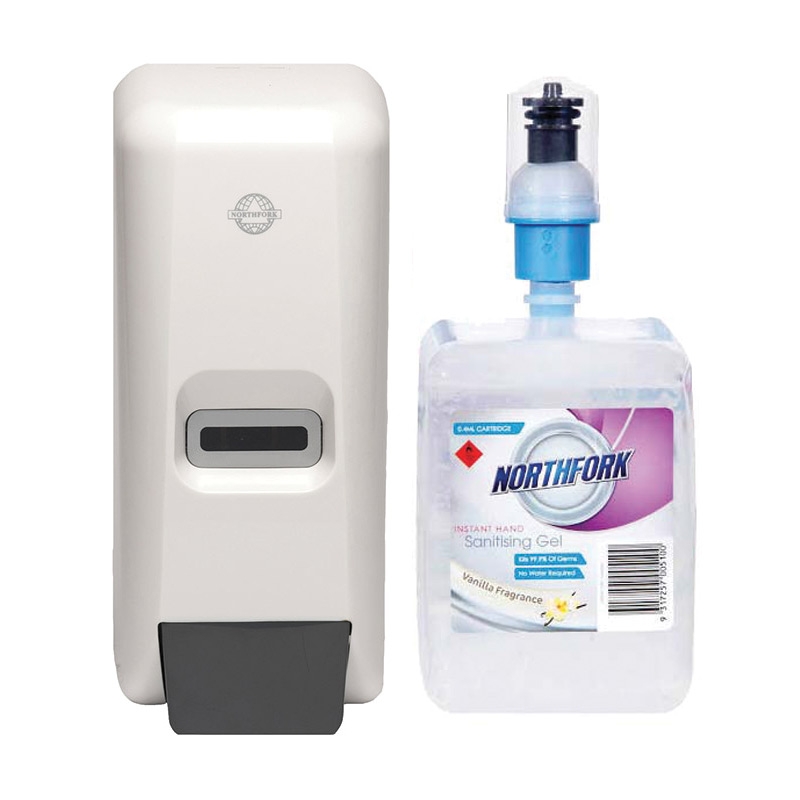 Northfork Hand Sanitiser Gel & Wall Dispenser Kit