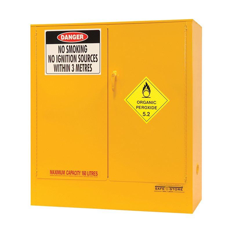 Organic Peroxide Storage Cabinet 160L Yellow