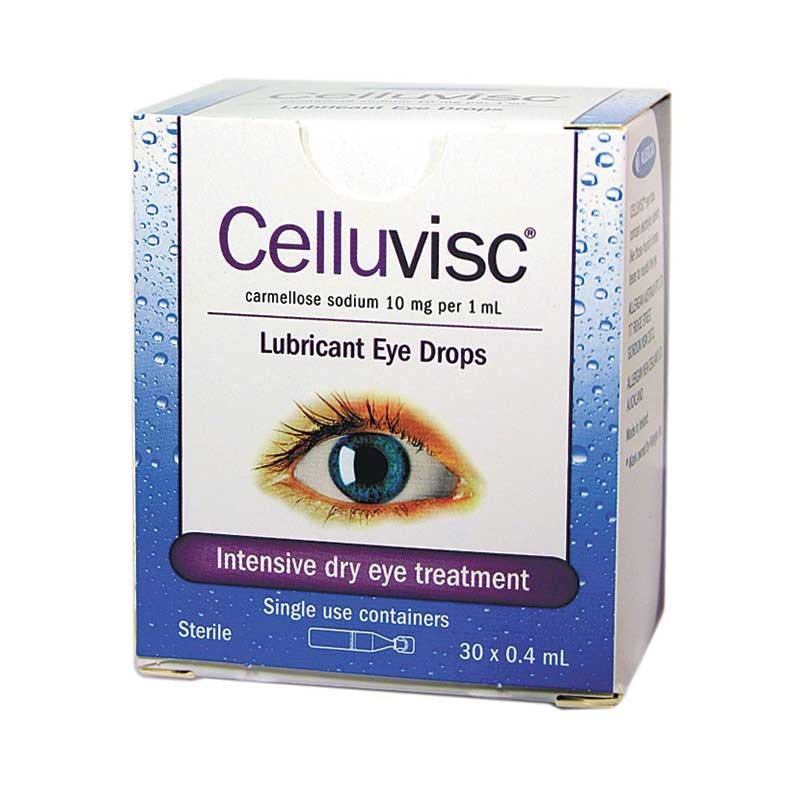 Celluvisc 30 Single Use Eye Drops for Dry Eyes 0.4ml 
