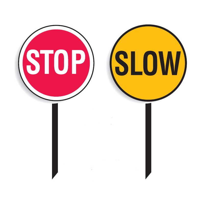 Regulatory School Signs - Stop/Slow